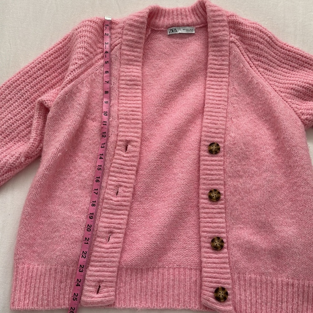 Pink Button-Up Cardigan - Picture 5 of 5